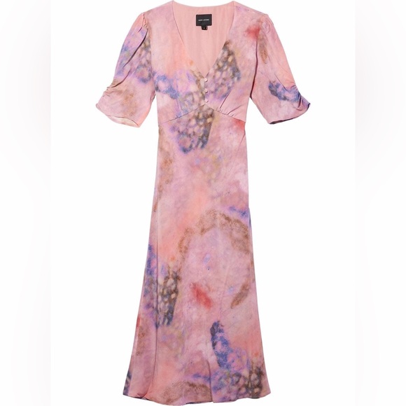 🔥🔥🔥NEW Marc Jacobs 1930s Silk Printed Midi Dress - Picture 3 of 9